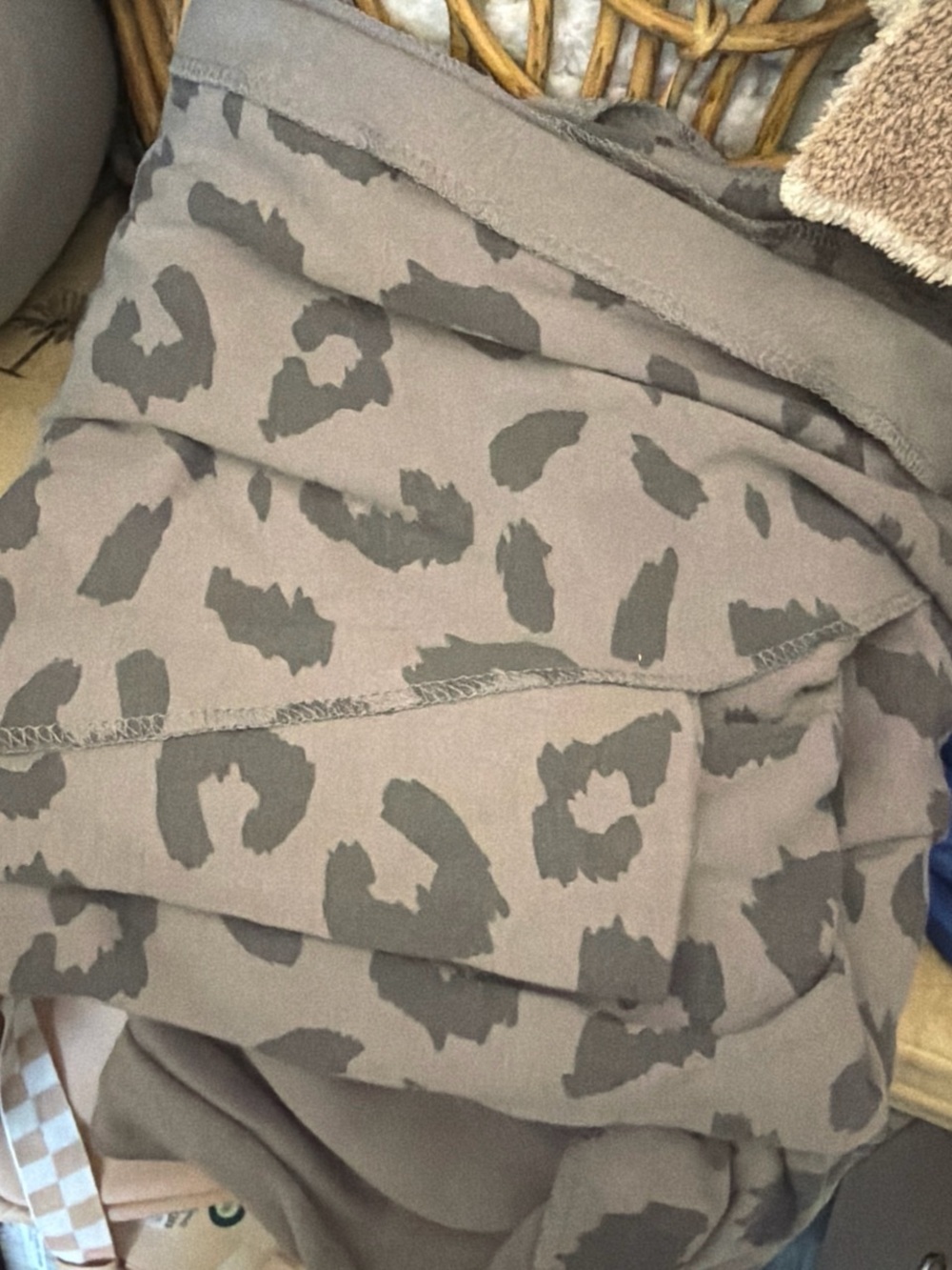 Neutral Leopard Print Moby Carrier Wrap